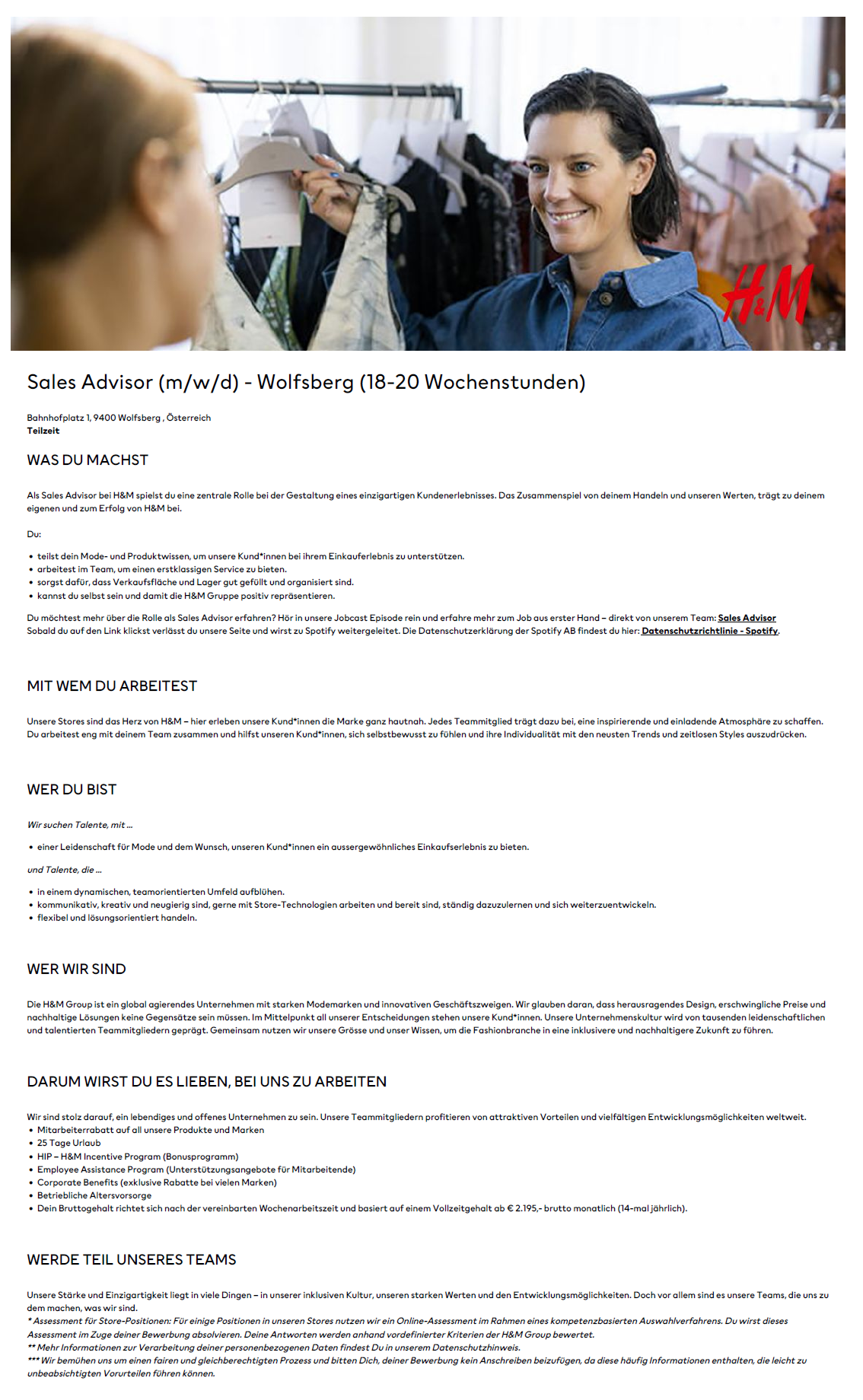 H&M Sale Advisor