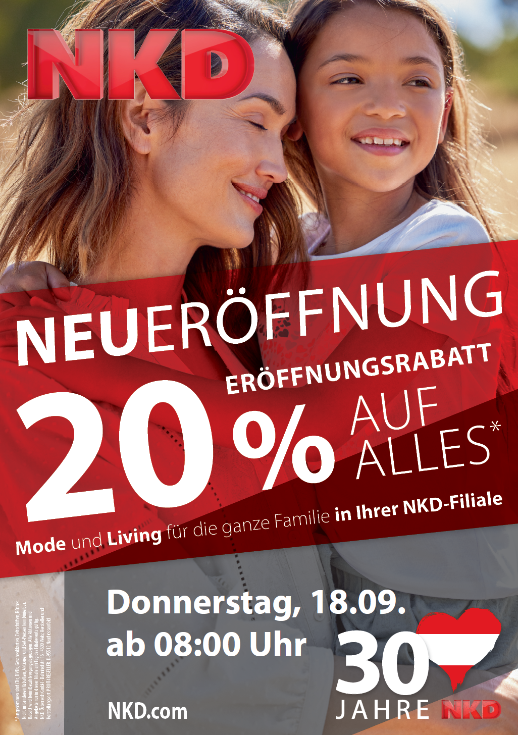 NKD Neueröffnung Plakat
