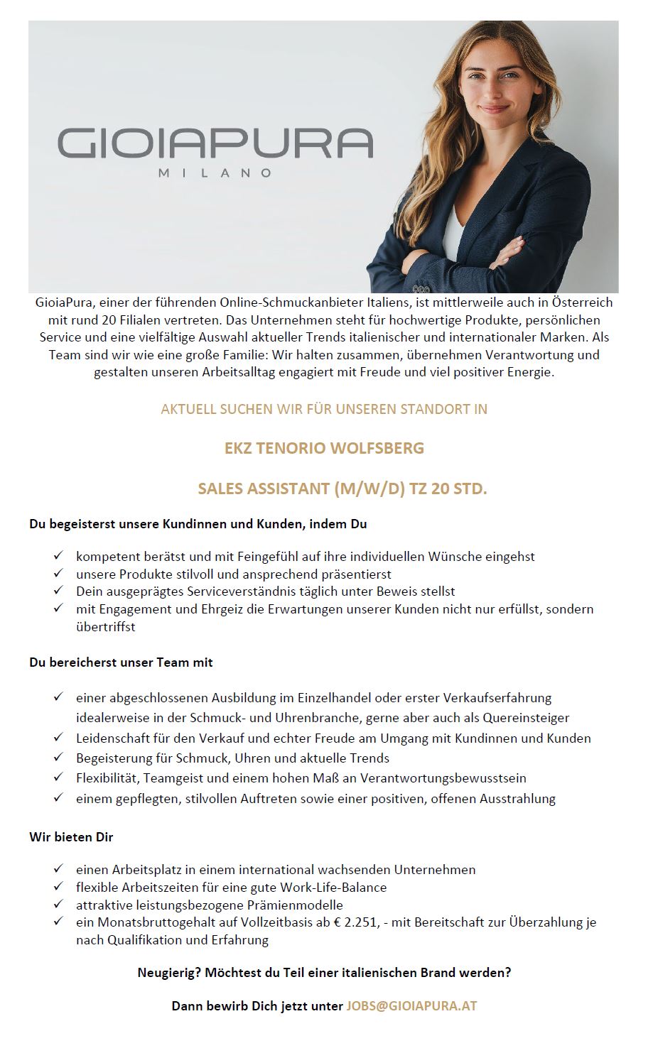 Gioiapura Sale Assistant